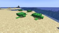 Turtles turn into bowls after dying from lightning strikes (Image via Mojang)